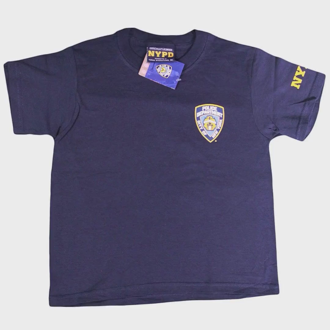 NYPD Boys' Officially Licensed Navy T-Shirt