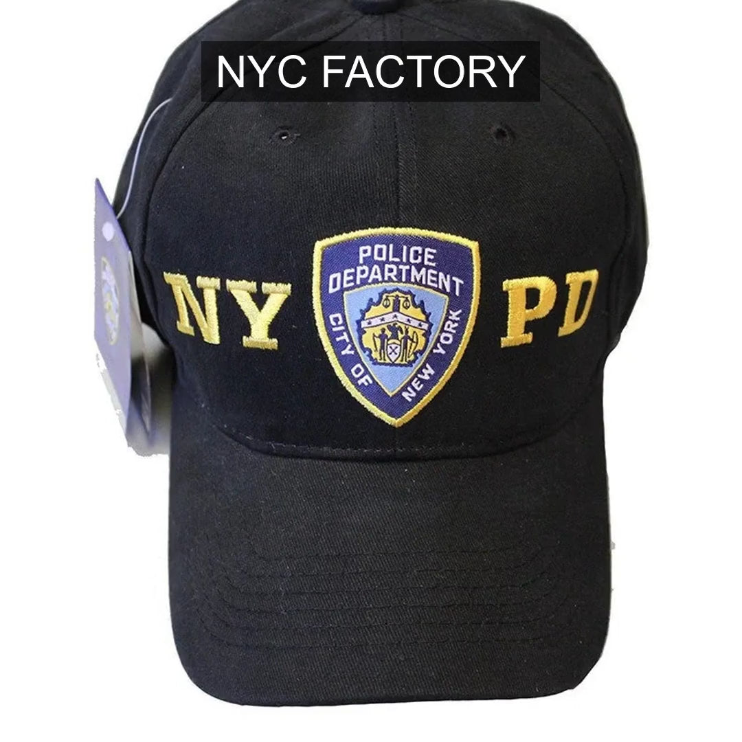 NYPD Men's Officially Licensed Baseball Hat Black