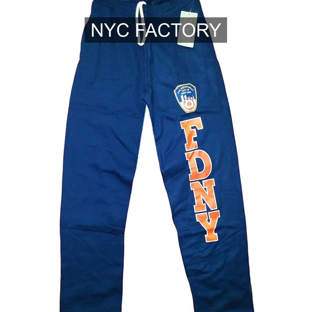 FDNY Men's Officially Licensed Navy Sweatpants