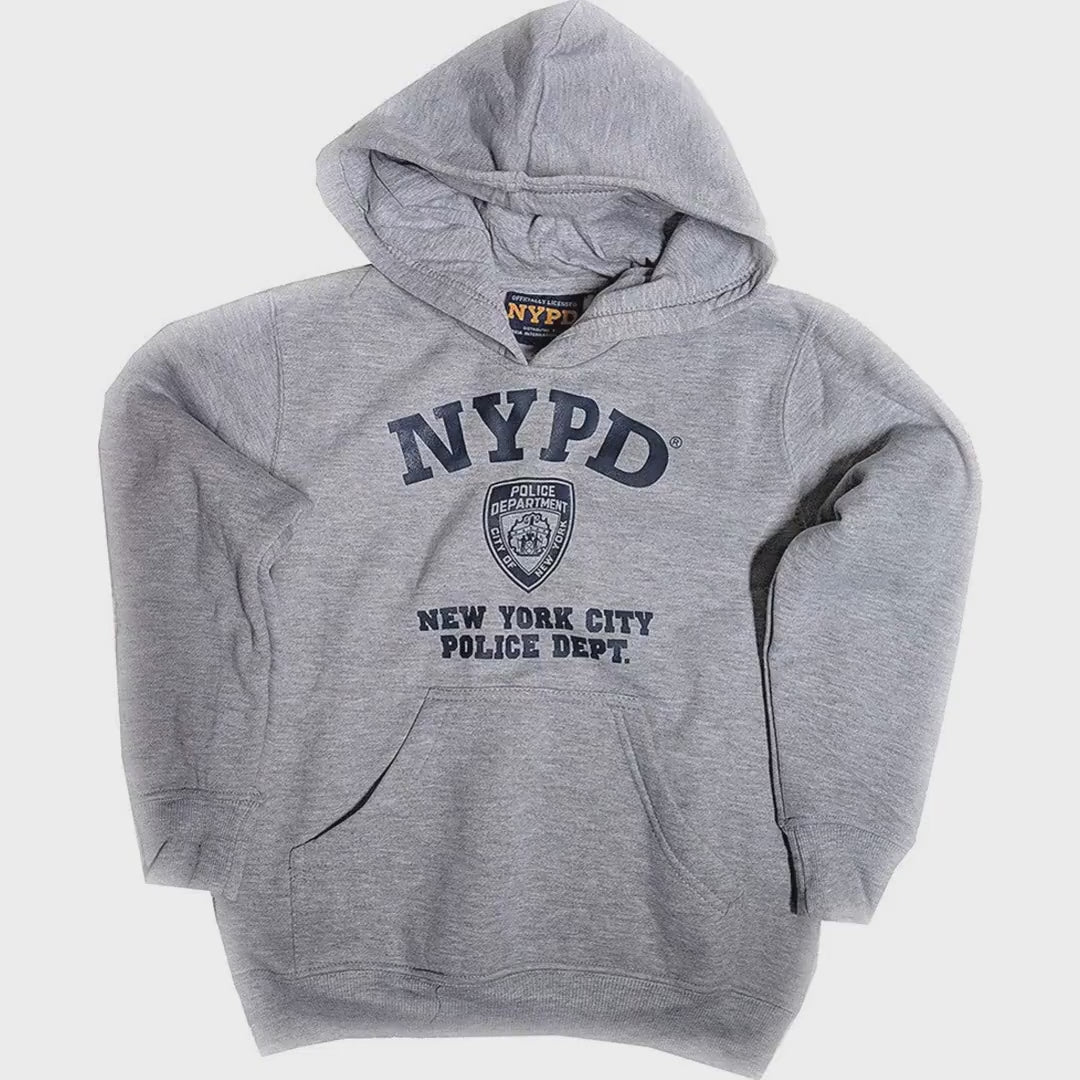 Sweat à capuche NYPD pour homme sous licence officielle