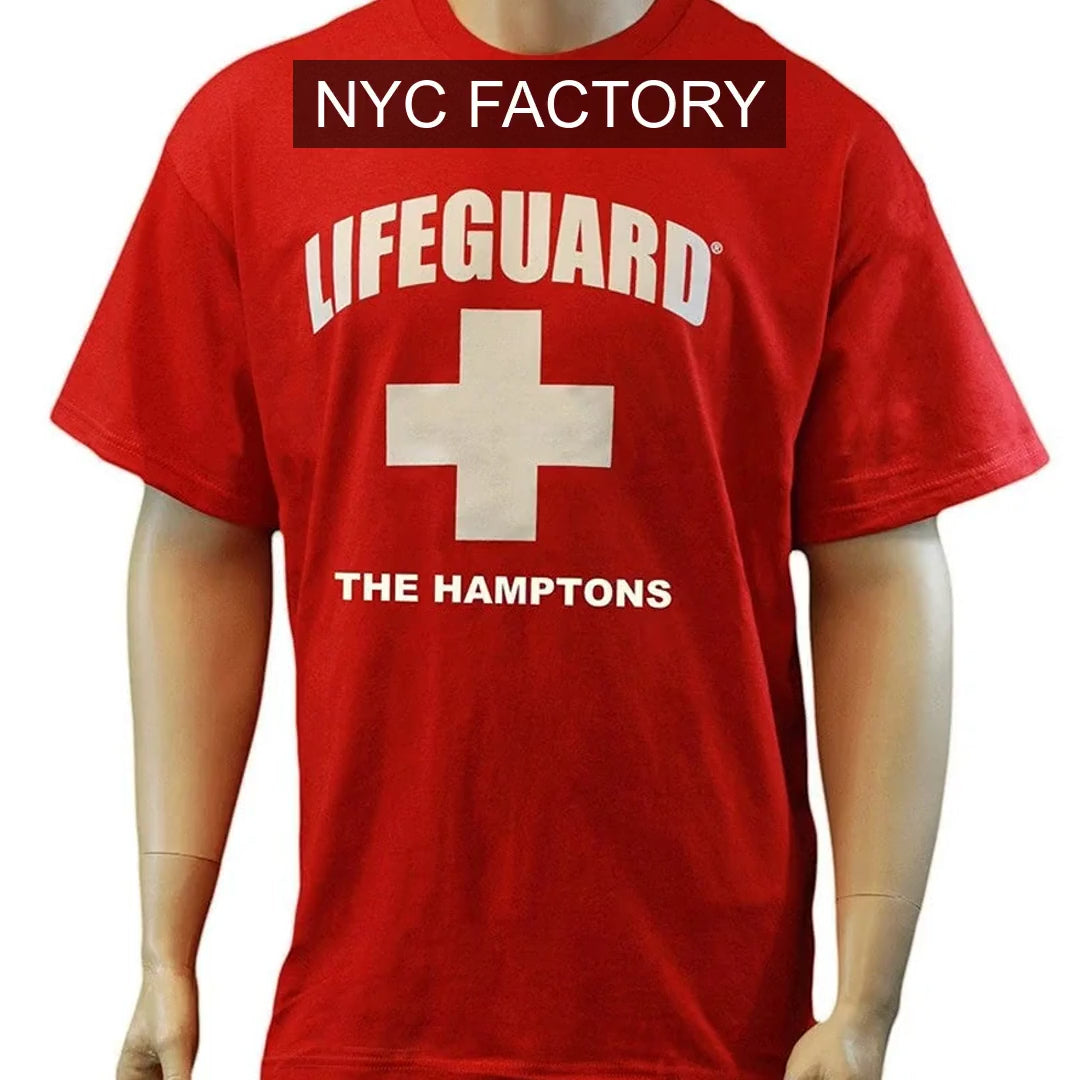 Lifeguard The Hamptons T-shirt Officiel Life Guard Tee Rouge