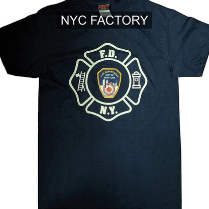 FDNY Men's Officially Licensed Navy T-Shirt
