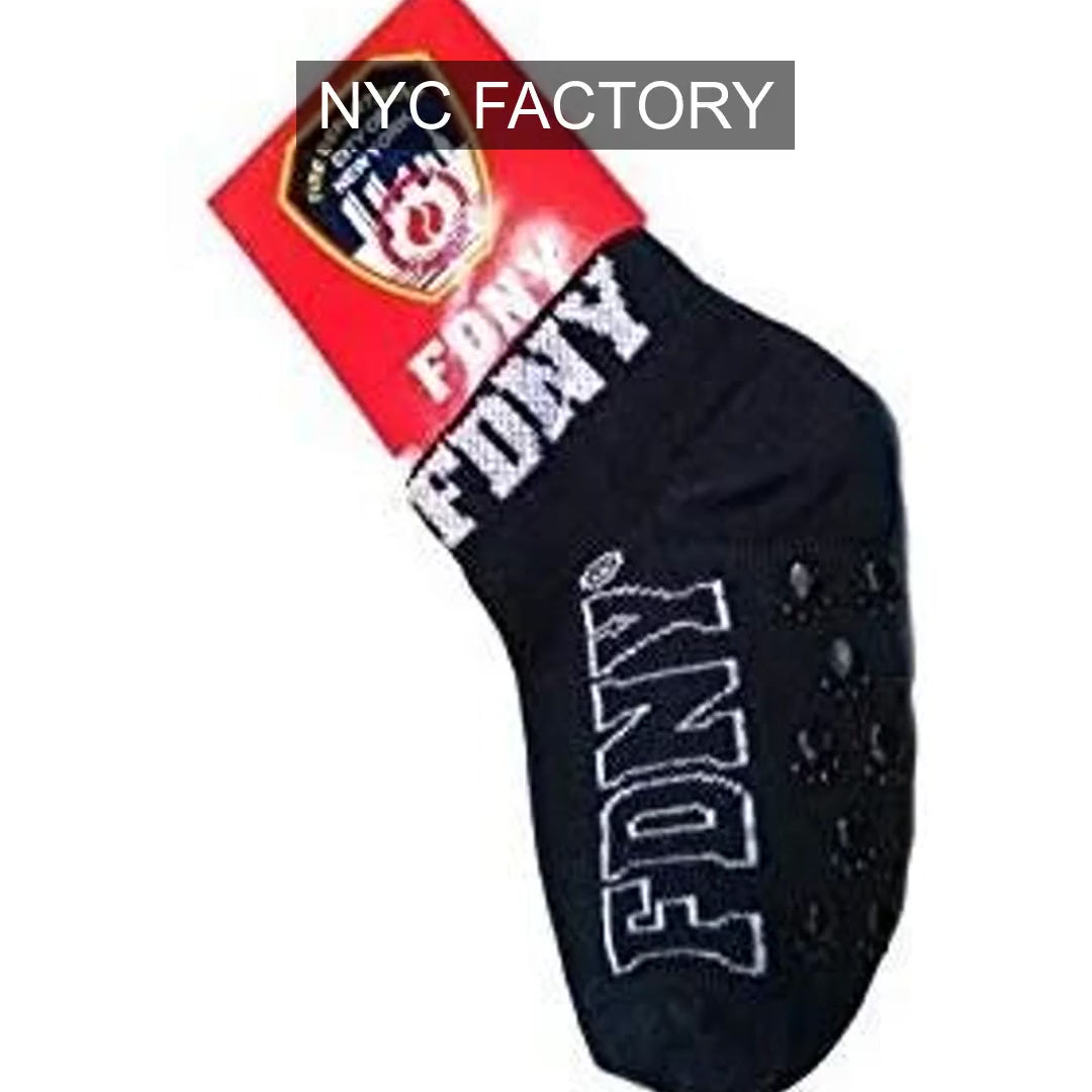 6er-Pack FDNY Babysocken Rutschfeste Kleinkinder-Griffsocken Marineblau 3-5