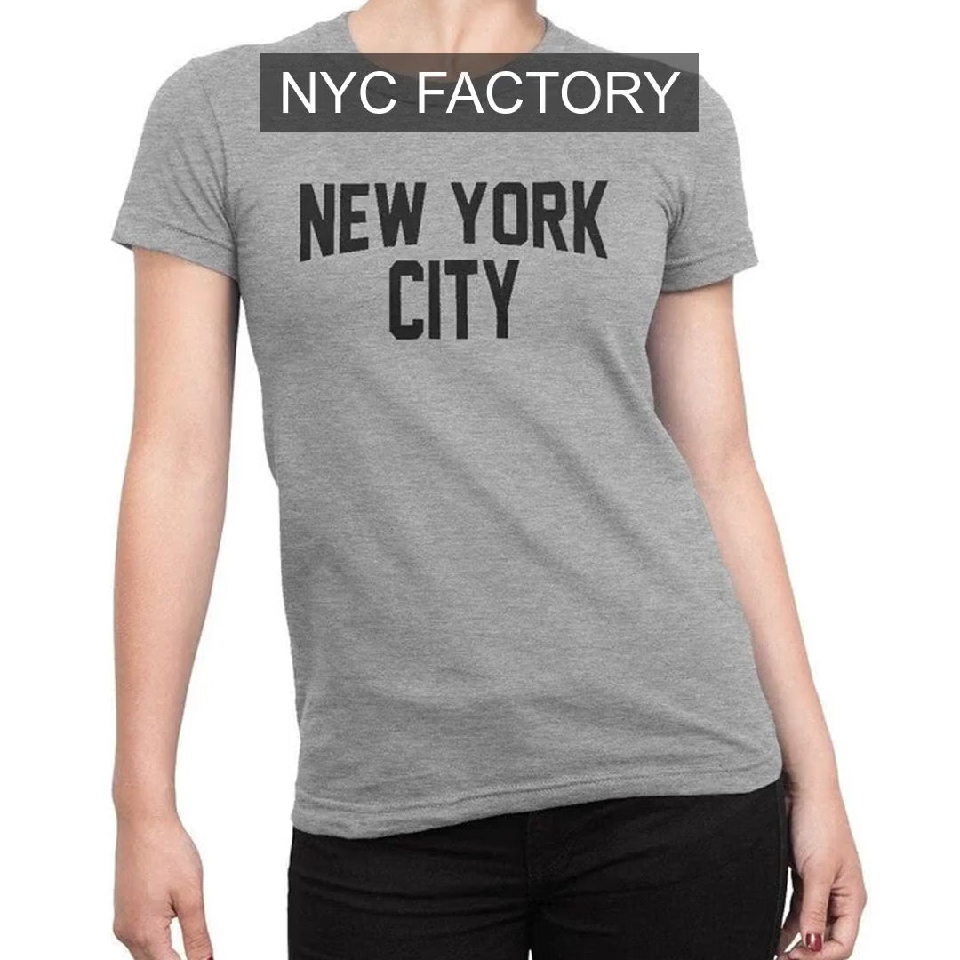NYC Factory Women's New York City Gray T-Shirt