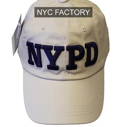 NYPD Men's Officially Licensed Baseball Hat Khaki