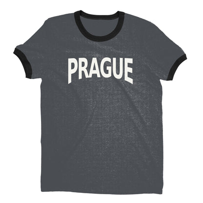 Prague Ringer Tee — Dark Heather