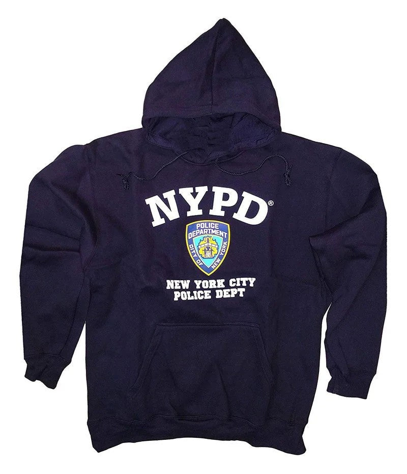 NYPD Men's Officially Licensed Navy Hoodie | Official NYC Apparel