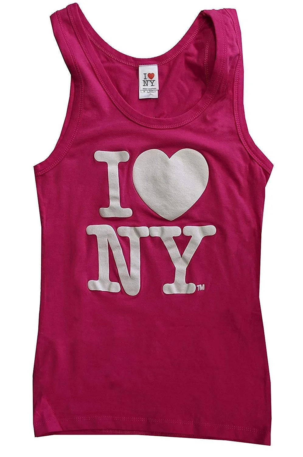 I Love NY Women's Pink Tank Top Heart Logo | Official NYC Apparel