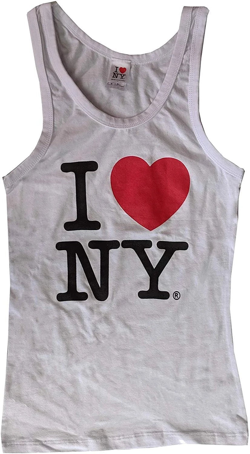I Love NY Women's Pink Tank Top Heart Logo | Official NYC Apparel