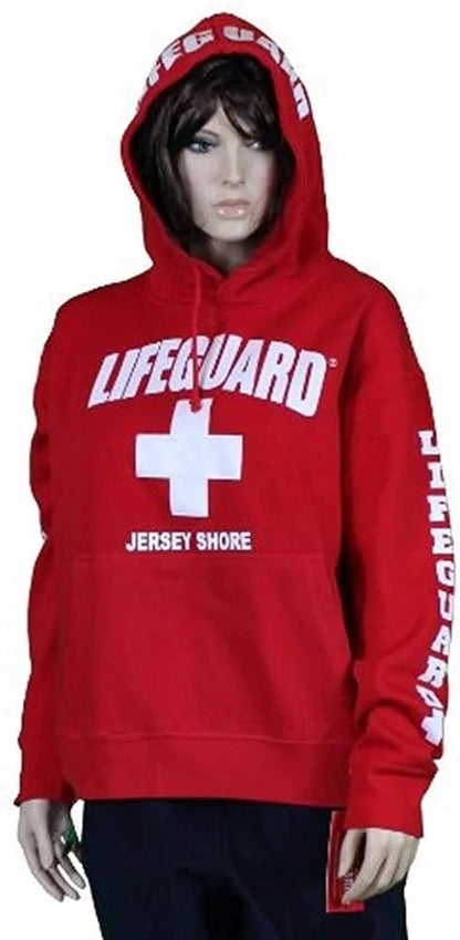 Lifeguard Jersey Shore NJ Life Guard Sweatshirt Red XL - NYC Factory