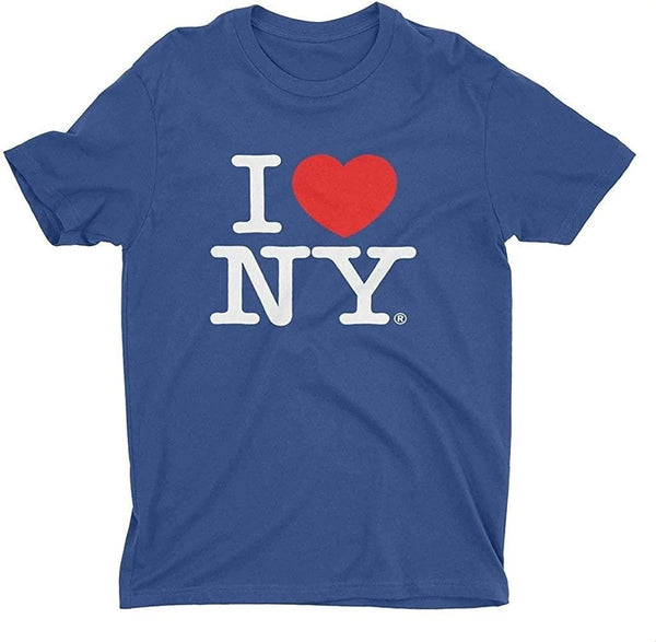 I Love NY Men's Officially Licensed White T-Shi | NYC Factory