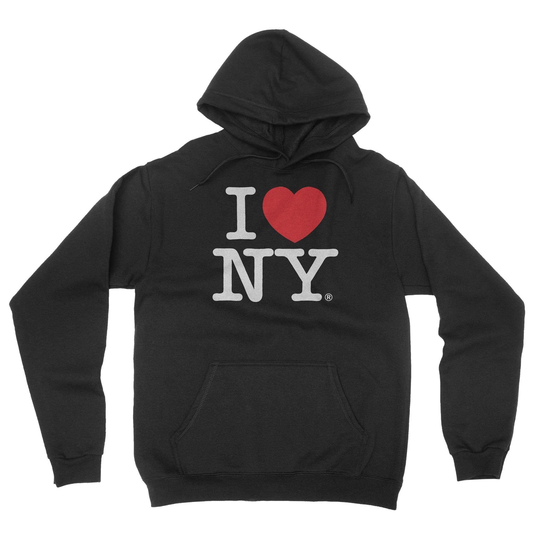 Green I Love NY New York Hoodie Screen Print He | NYC Factory