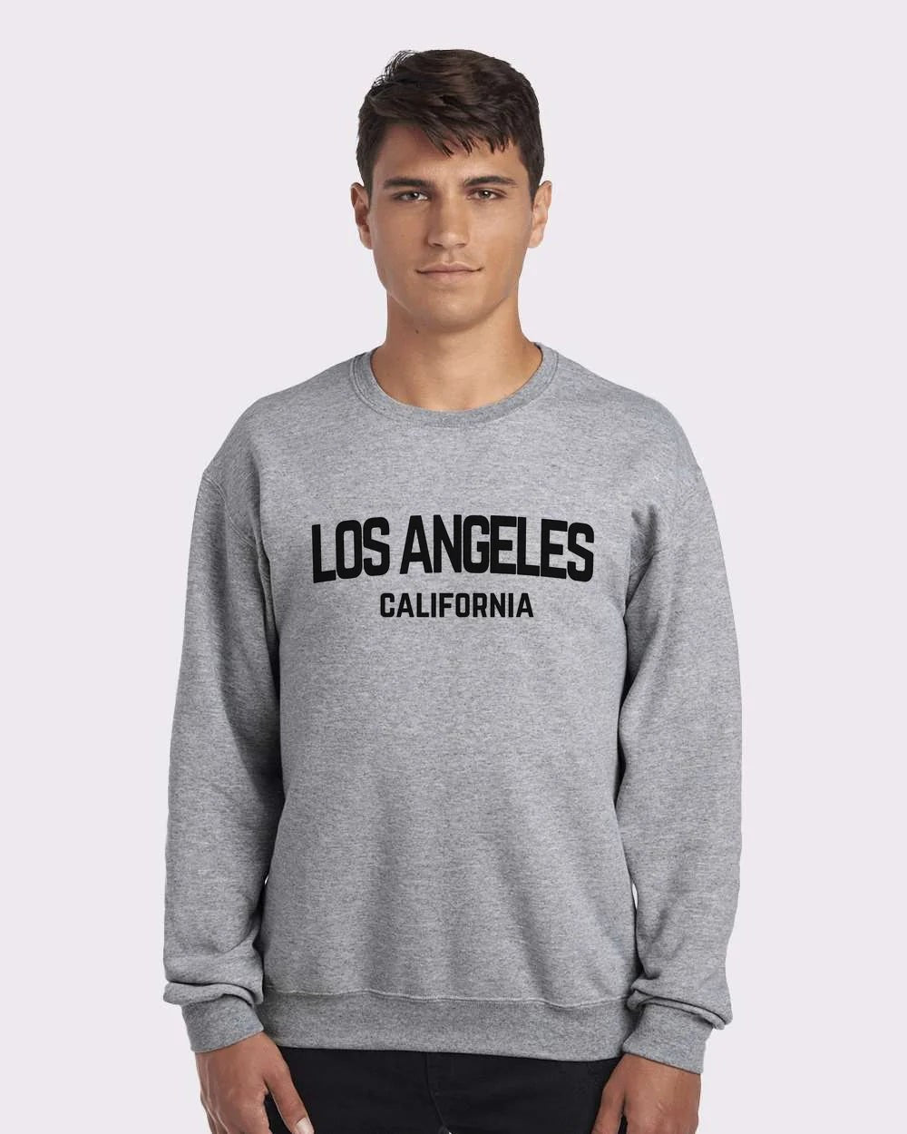 Men's Los Angeles California Retro Design Crewneck Sweatshirt