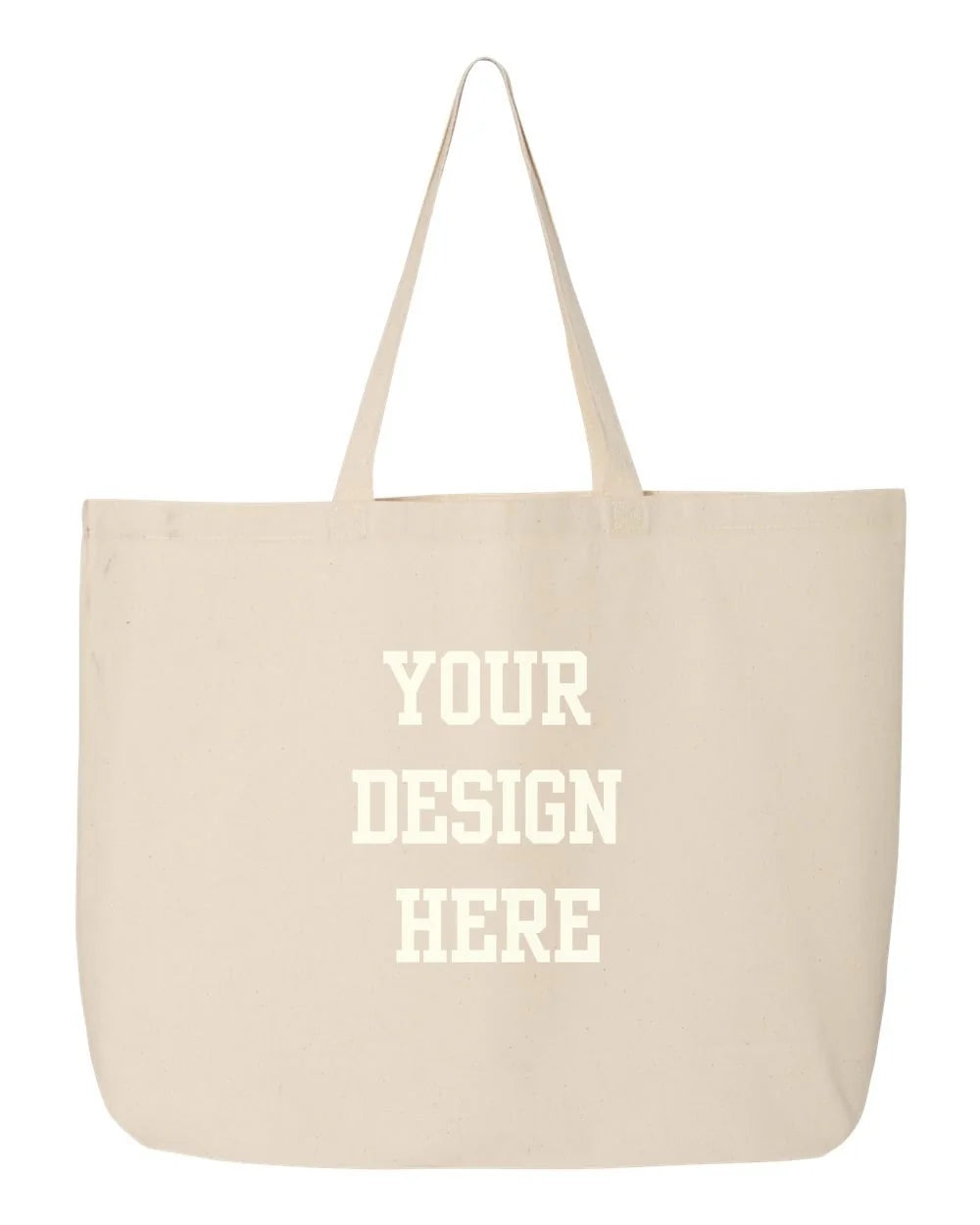 Your Design Here Custom Tote Bags Add Your Design or Artwork