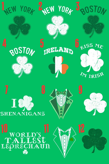 Irish Tees, Sweatshirts & Hoodies - Men's, Women's, Children's & Toddler Sizes