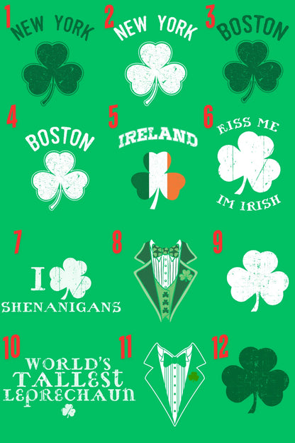 Irish Tees, Sweatshirts & Hoodies - Men's, Women's, Children's & Toddler Sizes