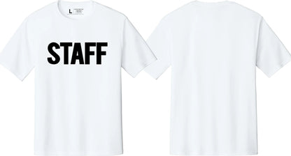 Men's Staff T-Shirt Soft Cotton Tees (Front Print)