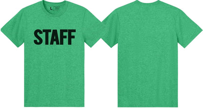 Men's Staff T-Shirt Soft Cotton Tees (Front Print)