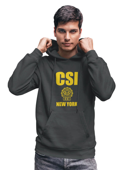 Men's CSI New York Hoodie Crime Scene Investigation Sweatshirt