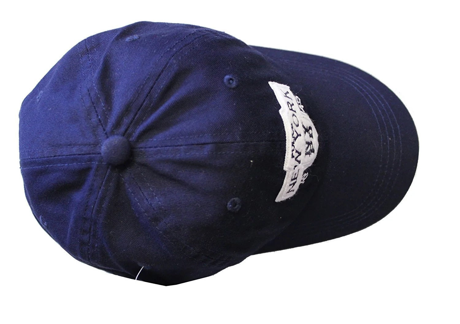 Men's NYPD Baseball Hats / All Styles / Officially Licensed Caps (Black & White, Distressed) - NYC Factory