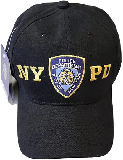 Men's NYPD Baseball Hats (Light Blue, 3d Letters) - NYC Factory