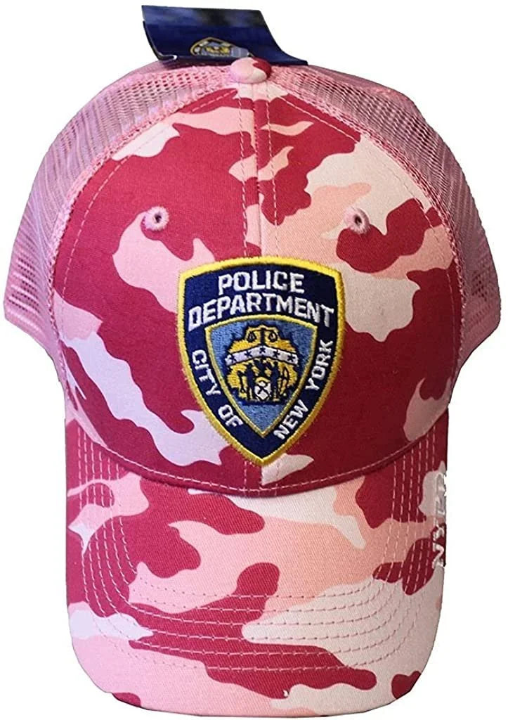 Men's NYPD Baseball Hats (Light Blue, 3d Letters) - NYC Factory