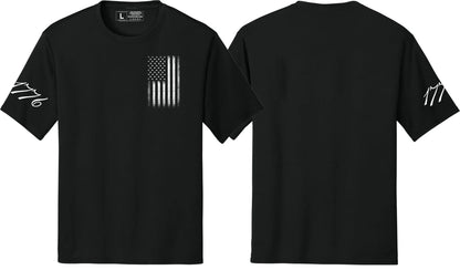 Men's USA Flag Tee Patriot Sleeve Print 1776 T-Shirts 4th of July - NYC Factory