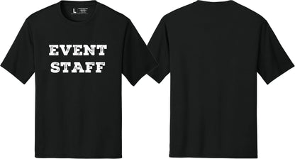 Professional Event Men's Unisex Staff Tees - Front & Back All Colors & Sizes In Stock - NYC Factory