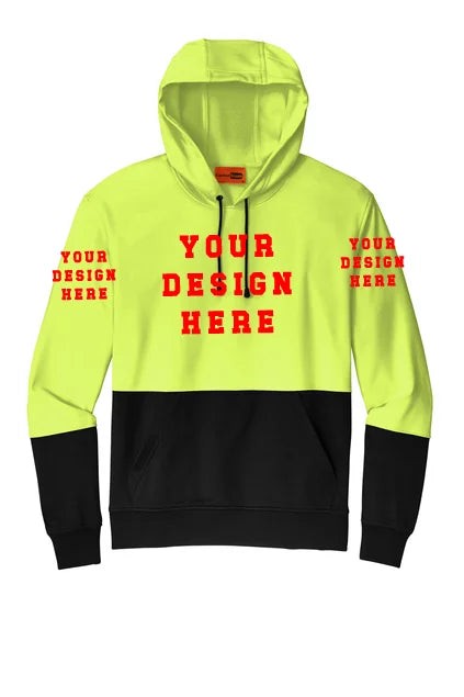 Custom Worksite Basic CornerStone� Enhanced Visibility Fleece Pullover Hoodie - NYC Factory