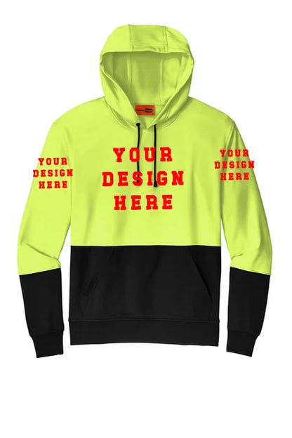 Custom Worksite Basic CornerStone� Enhanced Visibility Fleece Pullover Hoodie - NYC Factory