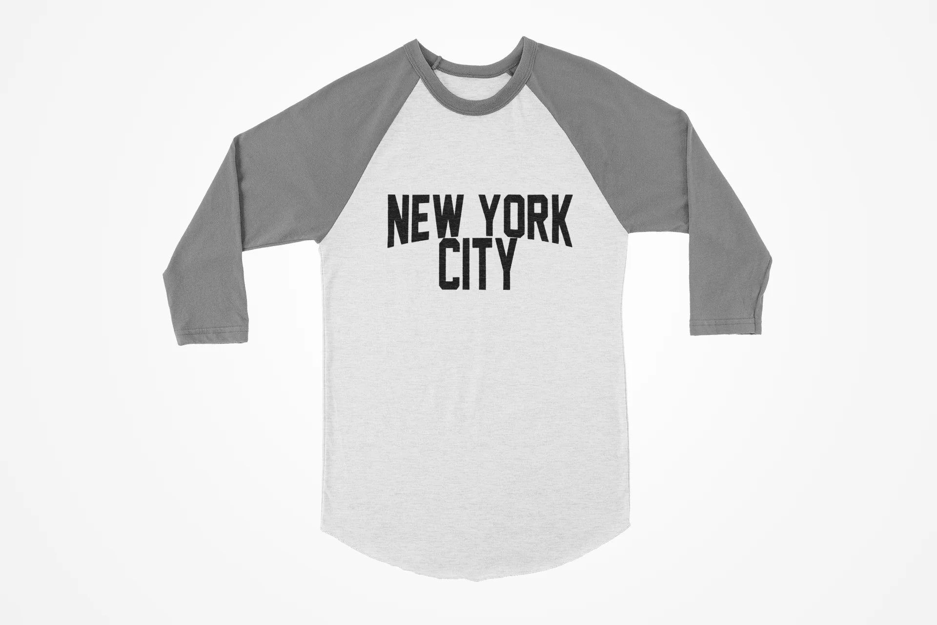 Men's New York City Raglan Tee NYC Novelty T-Shirt - NYC Factory