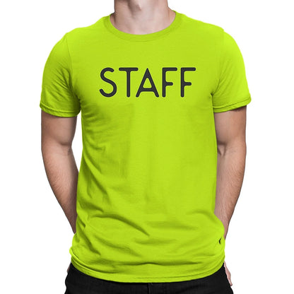 NYC FACTORY Staff T-Shirt Screen Printed Tee Printed Front & Back Staff Event Shirt - NYC Factory