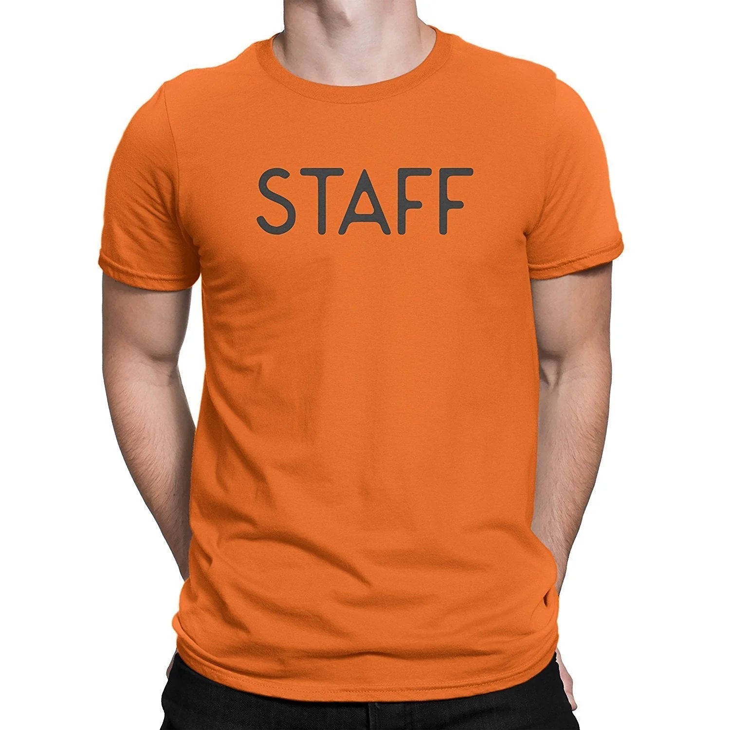 NYC FACTORY Staff T-Shirt Screen Printed Tee Printed Front & Back Staff Event Shirt - NYC Factory