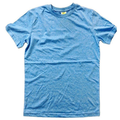Tulo  Garn Mens Heather Color Cotton Blend Tee - NYC Factory
