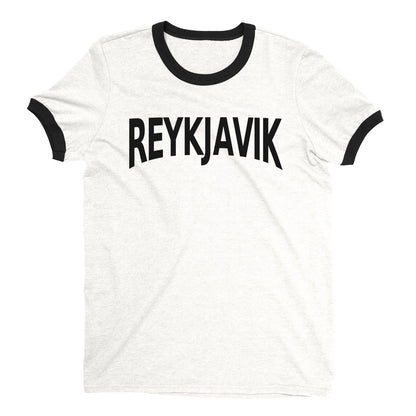 Reykjavik Ringer Tee — White