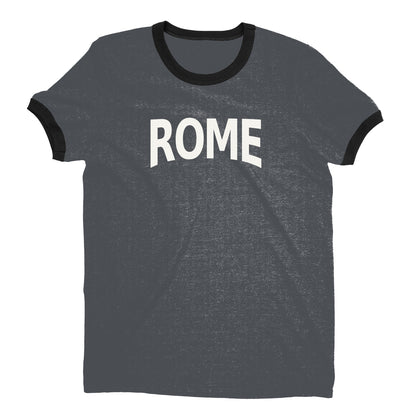 Rome Ringer Tee — Dark Heather