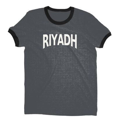 Riyadh Ringer Tee — Dark Heather