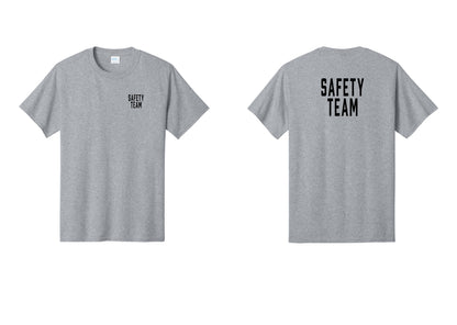 NYC Factory Safety Team T-Shirt for Events, Venues & Volunteers (Classic) - Chest + Back - Athletic Heather