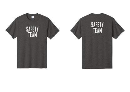 NYC Factory Safety Team T-Shirt for Events, Venues & Volunteers (Classic) - Front + Back - Dark Heather Grey