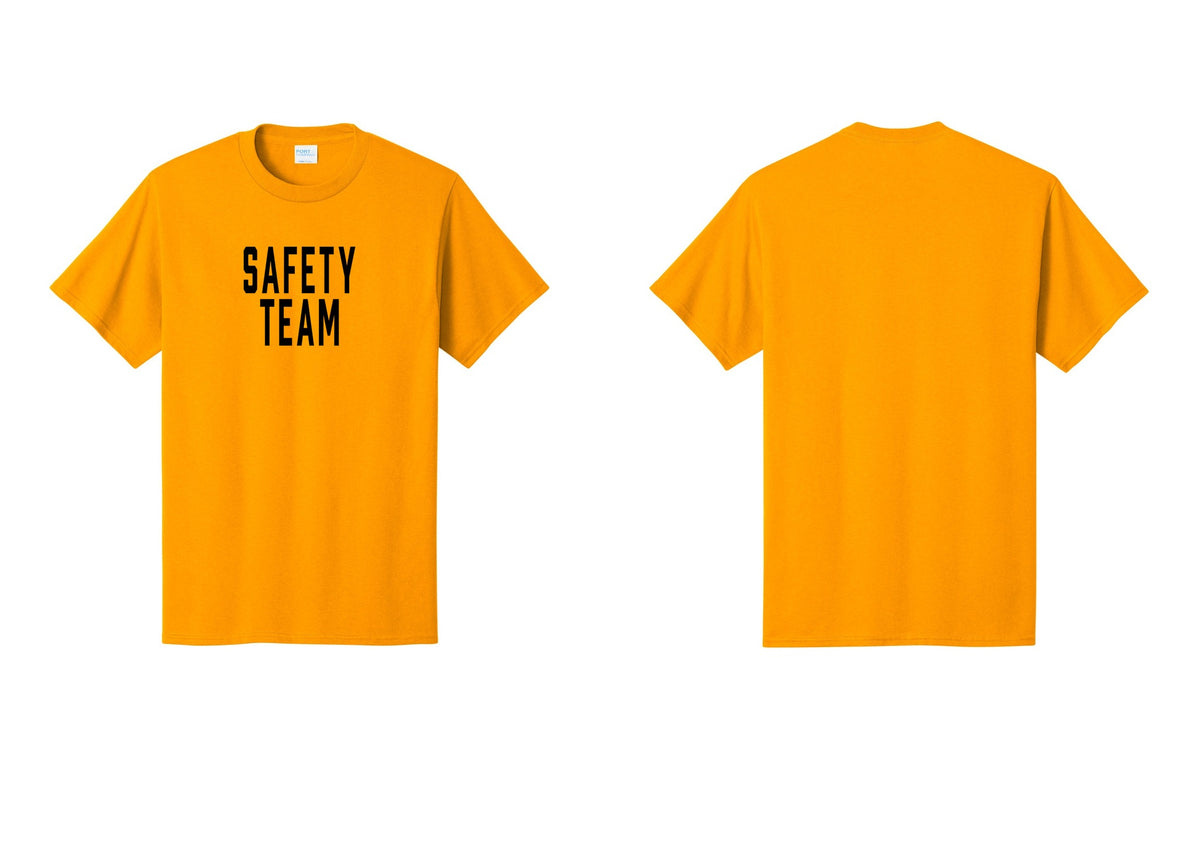 NYC Factory Safety Team T-Shirt for Events, Venues & Volunteers (Classic) - Front Only - Gold