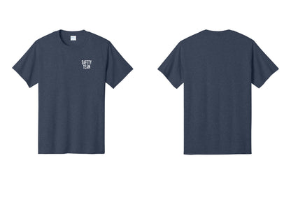 NYC Factory Safety Team T-Shirt for Events, Venues & Volunteers (Classic) - Chest Only - Heather Navy