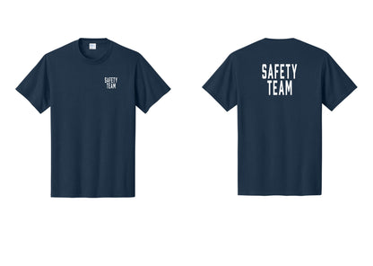 NYC Factory Safety Team T-Shirt for Events, Venues & Volunteers (Classic) - Chest + Back - Navy