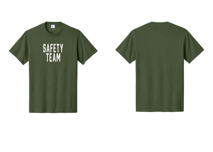 NYC Factory Safety Team T-Shirt for Events, Venues & Volunteers (Classic) - Front Only - Olive