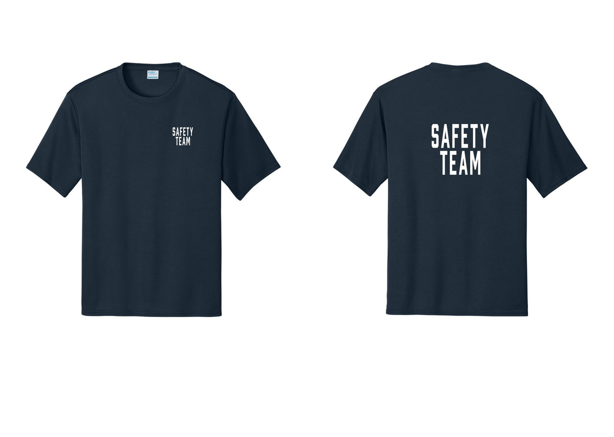 NYC Factory Safety Team Performance T-Shirt (Classic) - Chest + Back - Navy