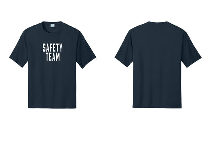 NYC Factory Safety Team Performance T-Shirt (Classic) - Front Only - Navy