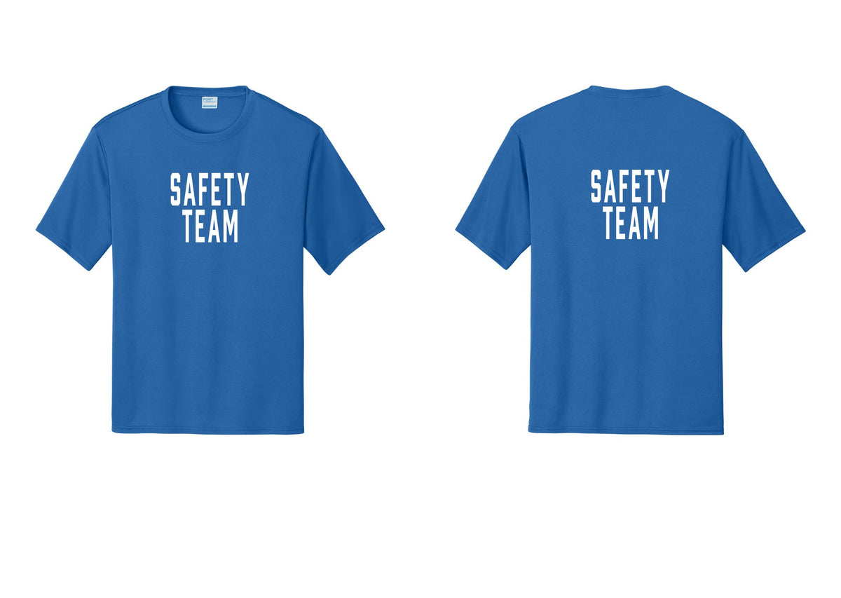 NYC Factory Safety Team Performance T-Shirt (Classic) - Front + Back - Royal