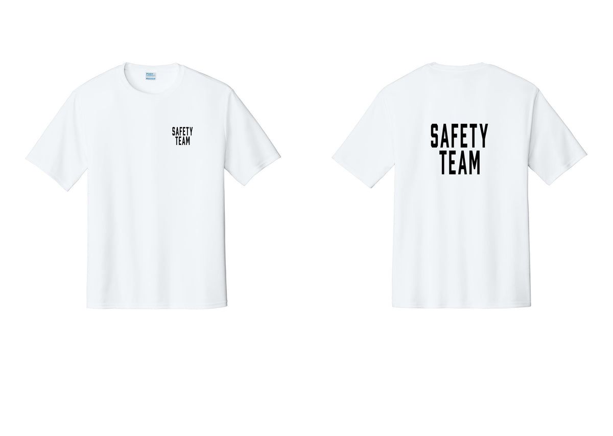 NYC Factory Safety Team Performance T-Shirt (Classic) - Chest + Back - White