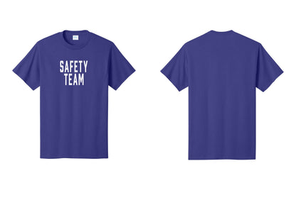 NYC Factory Safety Team T-Shirt for Events, Venues & Volunteers (Classic) - Front Only - Purple
