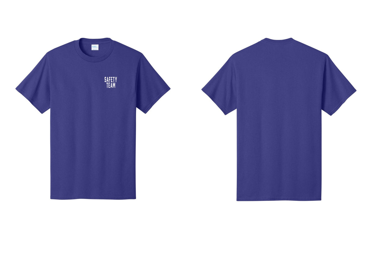 NYC Factory Safety Team T-Shirt for Events, Venues & Volunteers (Classic) - Chest Only - Purple