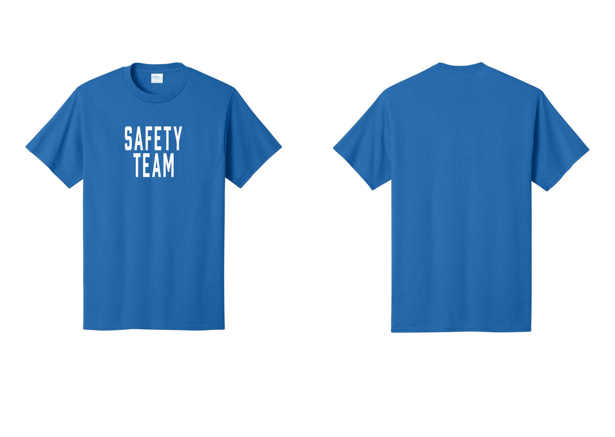 NYC Factory Safety Team T-Shirt for Events, Venues & Volunteers (Classic) - Front Only - Royal